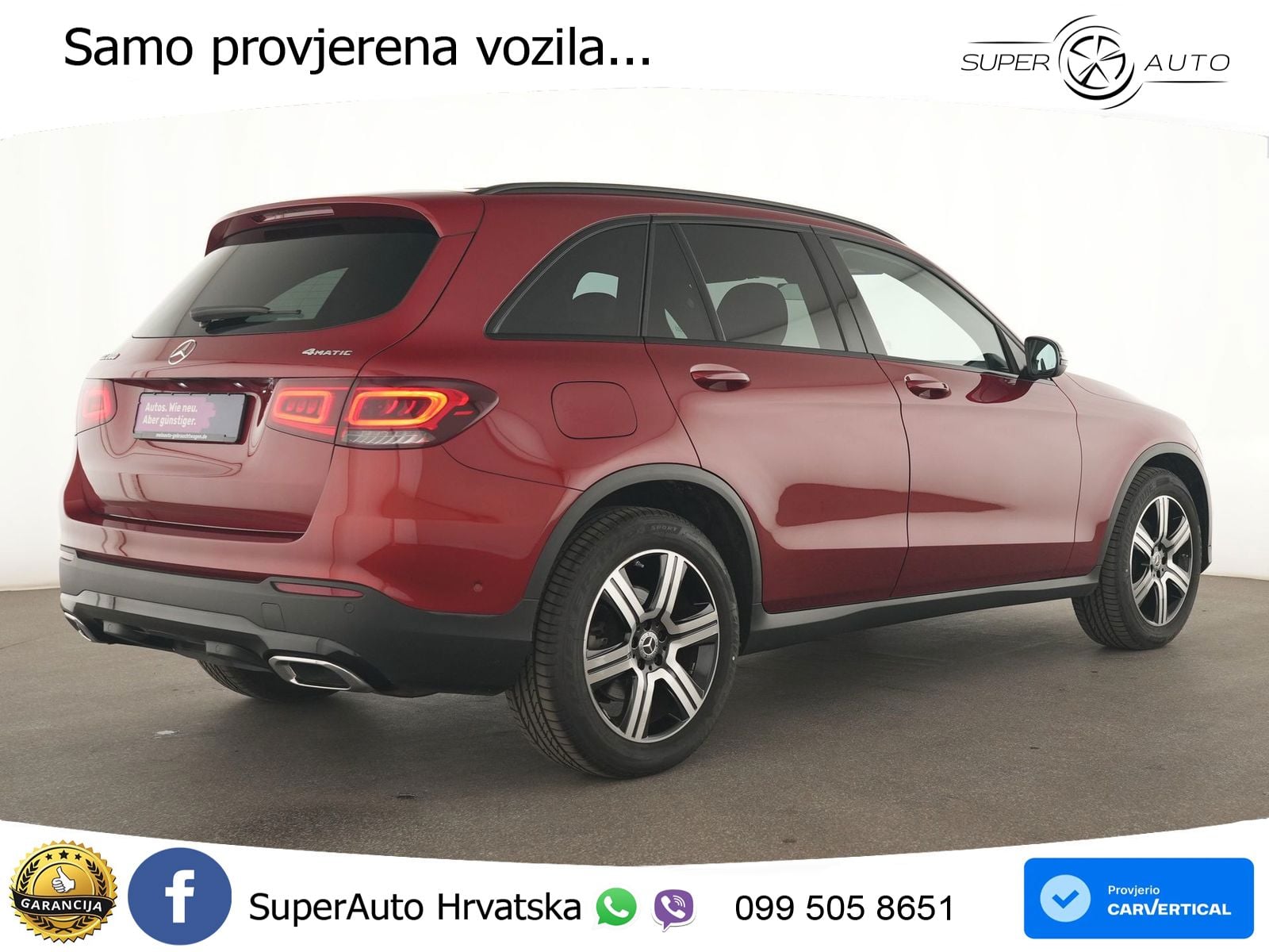 Mercedes GLC 200 (197 KS) 4MATIC G-TRONIC Night paket LED+GR SJED+ACC
