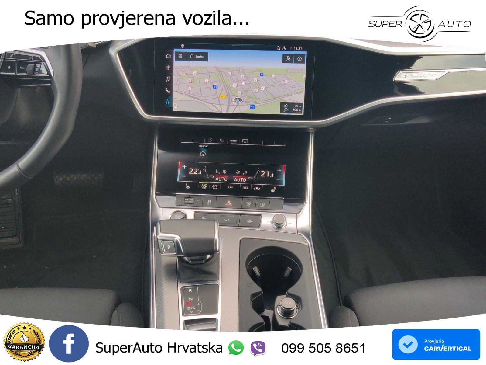 Audi A6 50 TDI V6 (286 KS) quattro tiptronic ZRAČNI+ACC+GR SJED+KAM