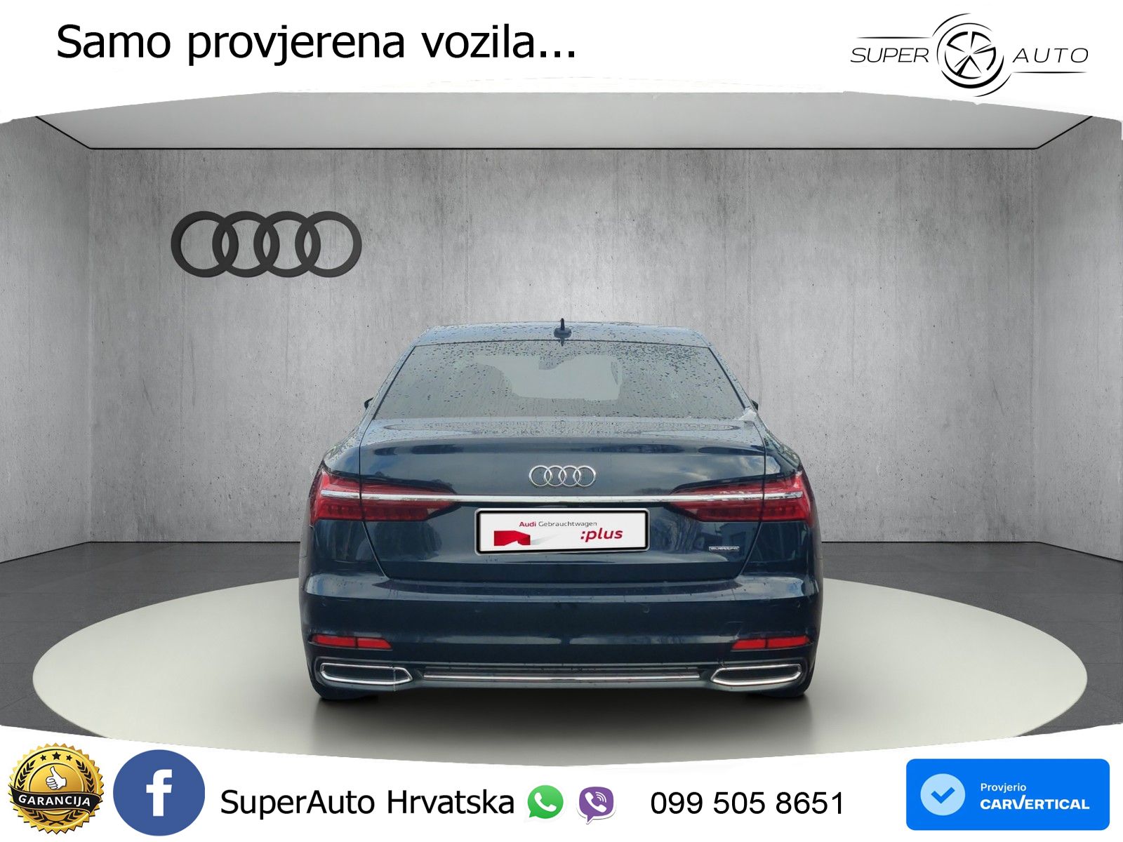 Audi A6 50 TDI V6 (286 KS) quattro tiptronic ZRAČNI+ACC+GR SJED+KAM
