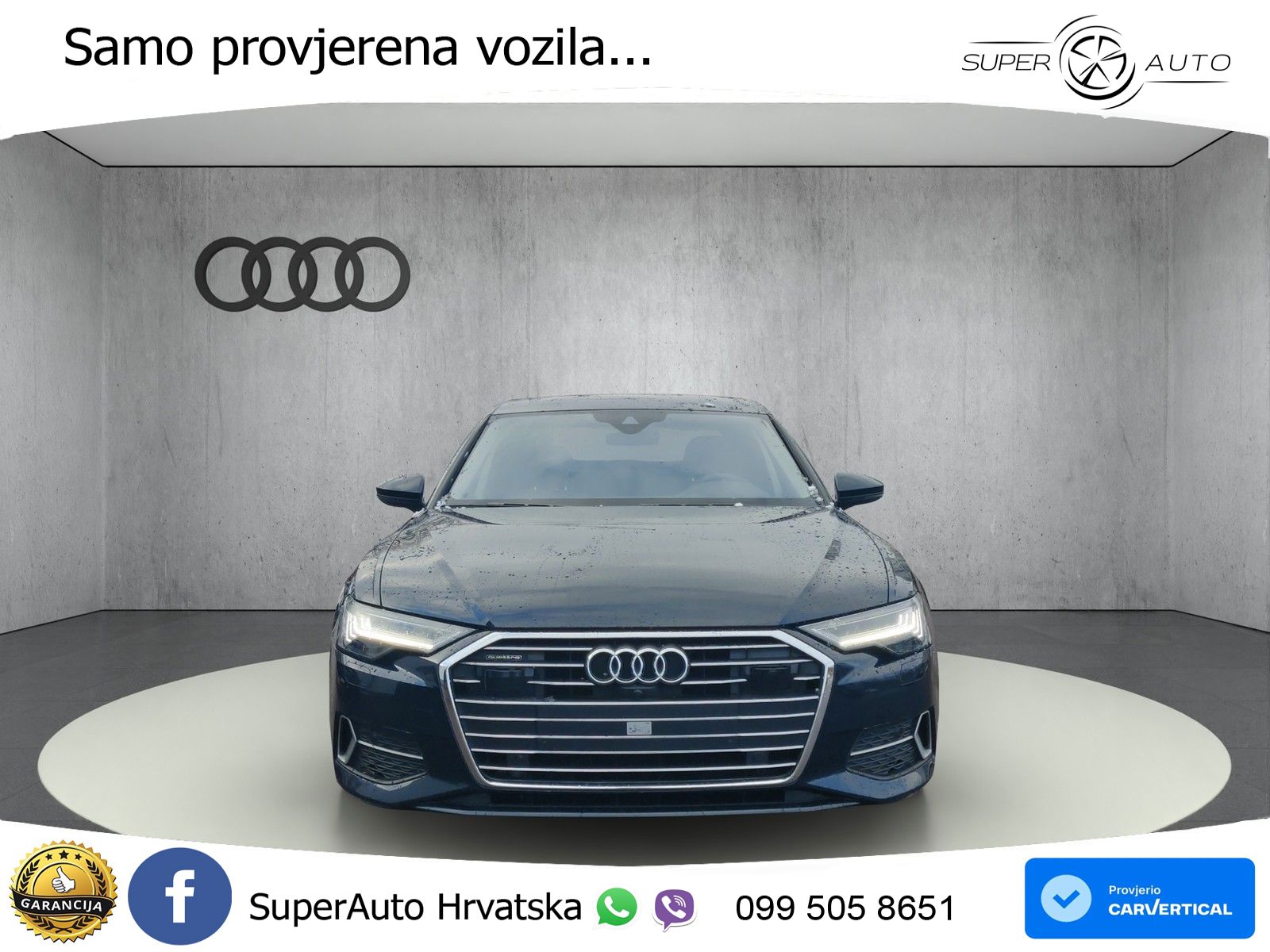 Audi A6 50 TDI V6 (286 KS) quattro tiptronic ZRAČNI+ACC+GR SJED+KAM