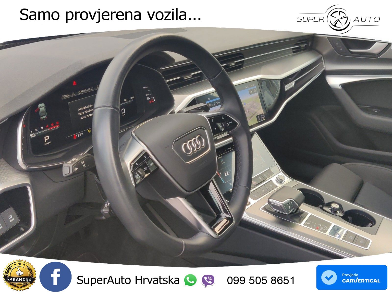 Audi A6 50 TDI V6 (286 KS) quattro tiptronic ZRAČNI+ACC+GR SJED+KAM