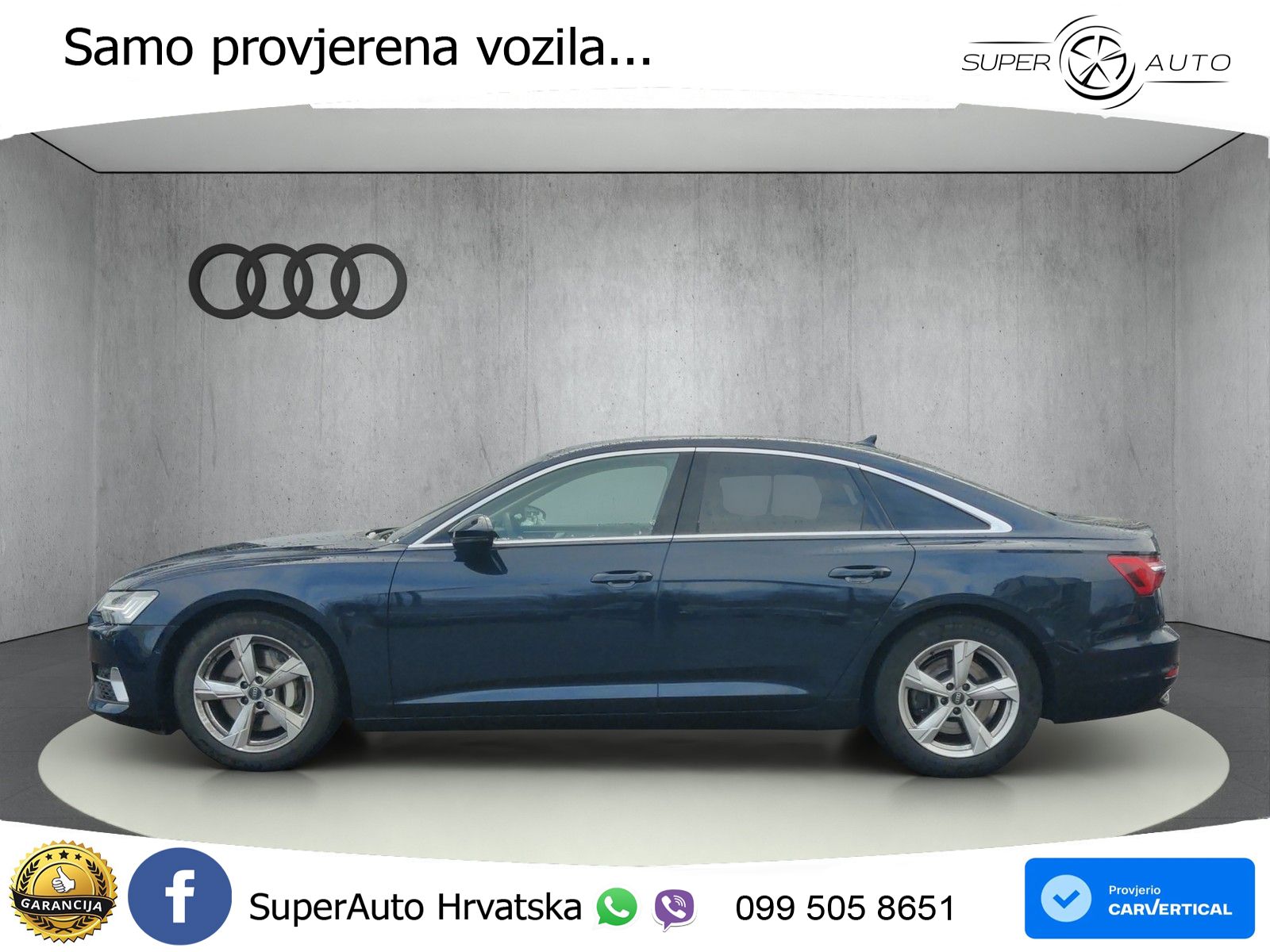 Audi A6 50 TDI V6 (286 KS) quattro tiptronic ZRAČNI+ACC+GR SJED+KAM