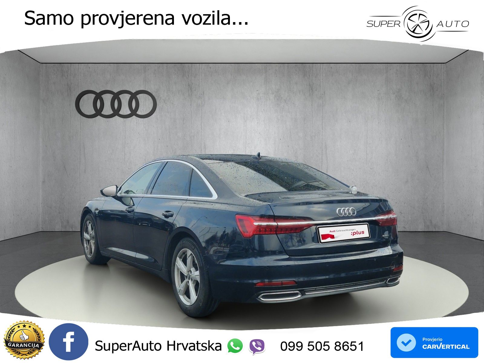 Audi A6 50 TDI V6 (286 KS) quattro tiptronic ZRAČNI+ACC+GR SJED+KAM