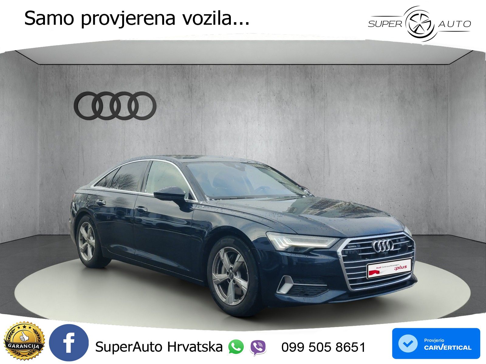 Audi A6 50 TDI V6 (286 KS) quattro tiptronic ZRAČNI+ACC+GR SJED+KAM