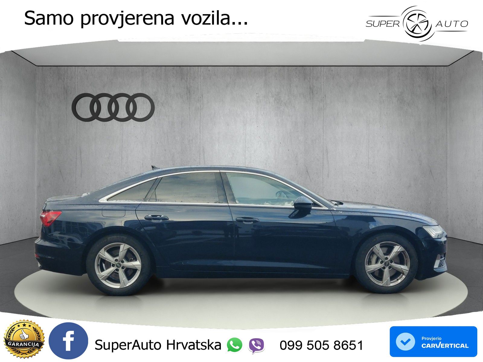Audi A6 50 TDI V6 (286 KS) quattro tiptronic ZRAČNI+ACC+GR SJED+KAM