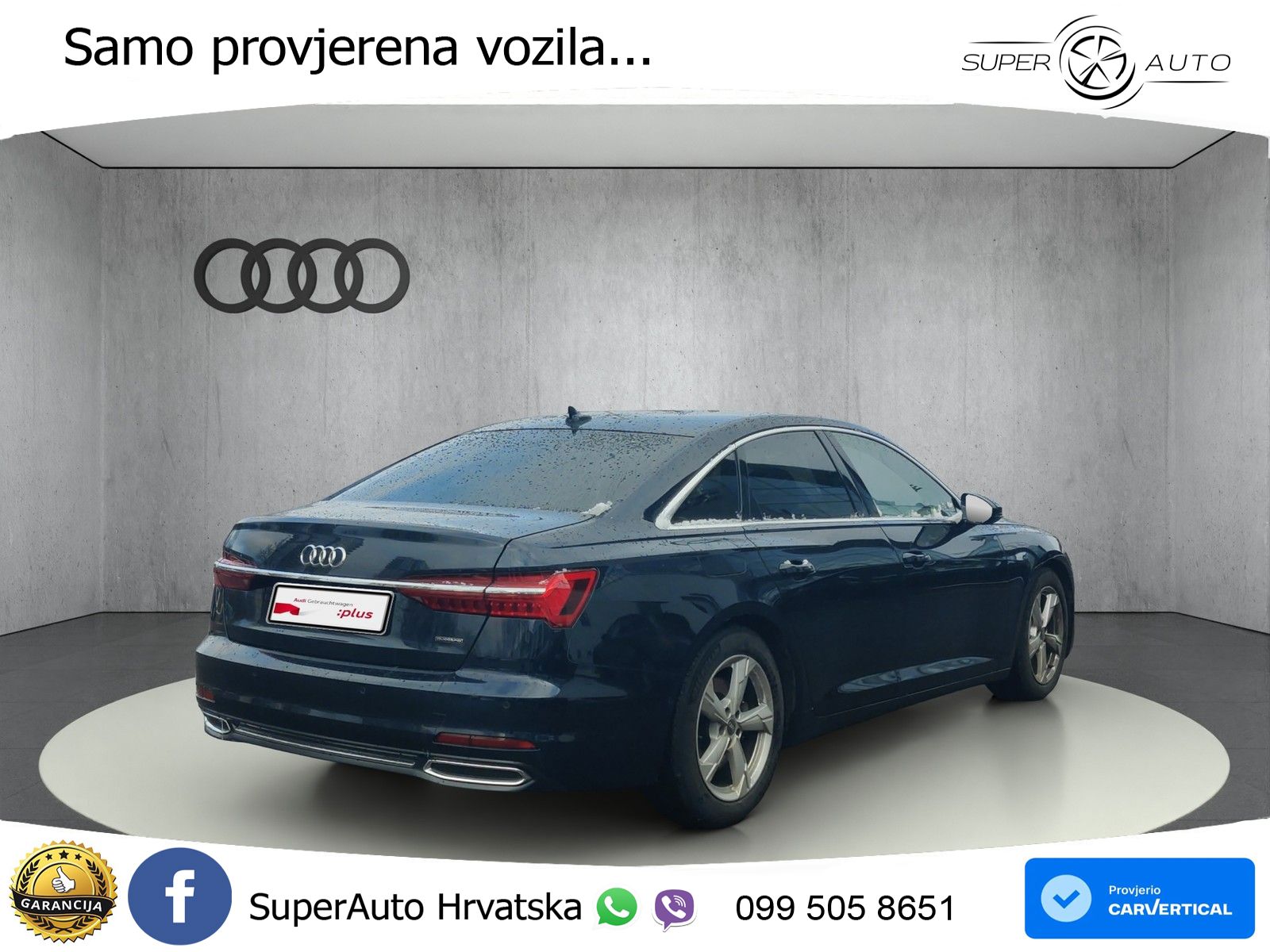 Audi A6 50 TDI V6 (286 KS) quattro tiptronic ZRAČNI+ACC+GR SJED+KAM