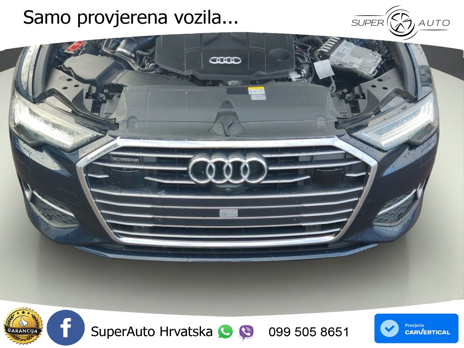 Audi A6 50 TDI V6 (286 KS) quattro tiptronic ZRAČNI+ACC+GR SJED+KAM