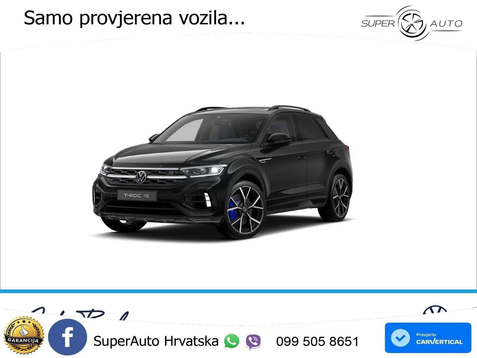 Volkswagen T-Roc R 2.0 TSI (300 KS) OPF 4M DSG LED+GR SJED+ACC