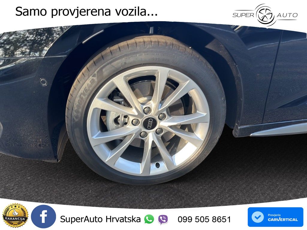 Audi A3 Sportback 40 TFSI (204 KS) quattro S tronic LED+GR SJED+ACC