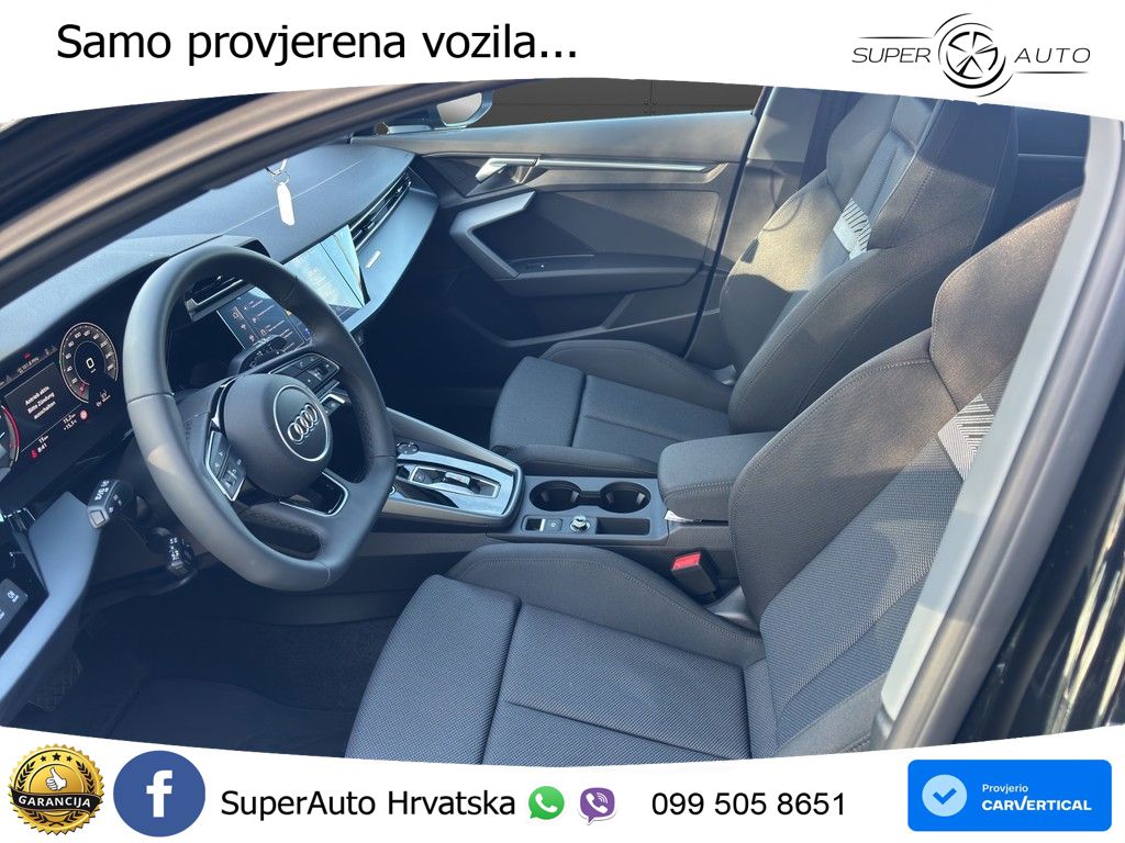 Audi A3 Sportback 40 TFSI (204 KS) quattro S tronic LED+GR SJED+ACC