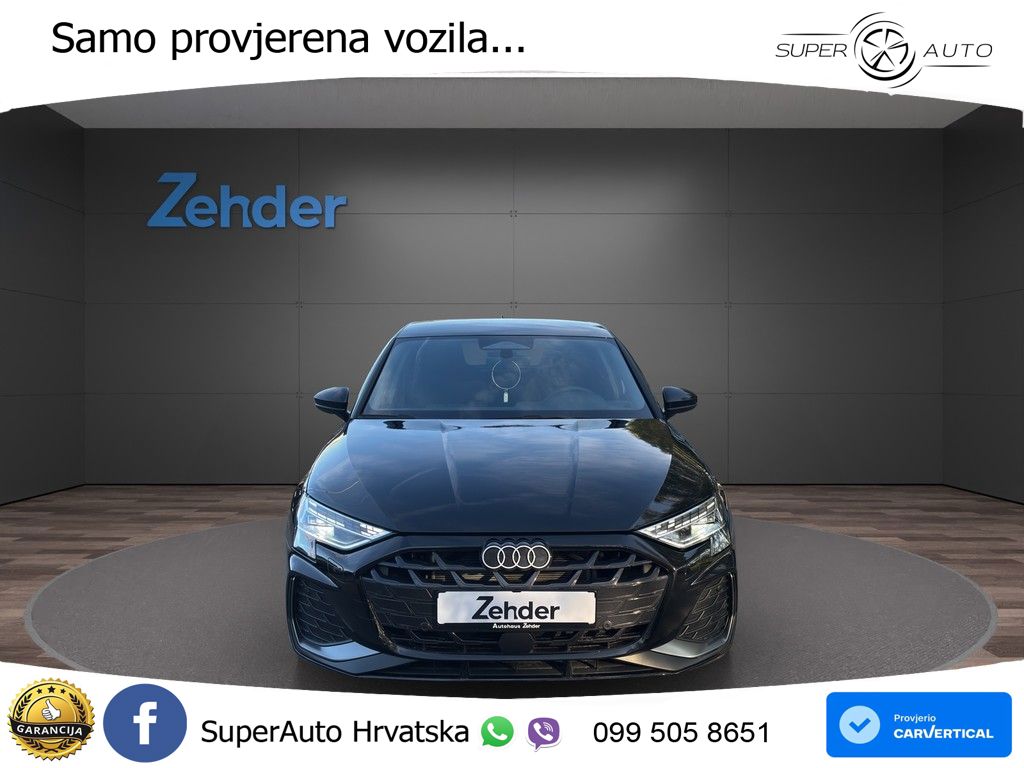 Audi A3 Sportback 40 TFSI (204 KS) quattro S tronic LED+GR SJED+ACC