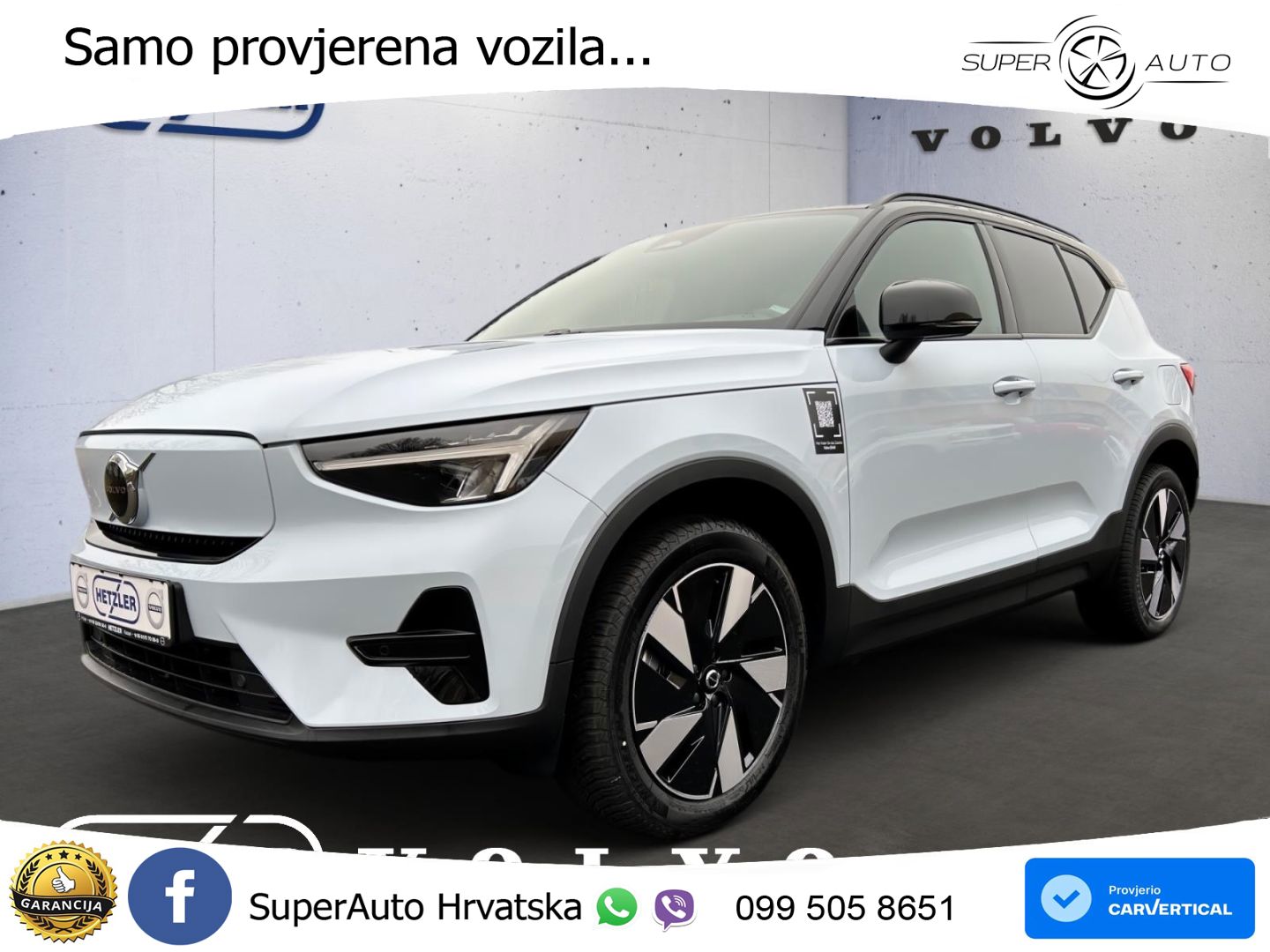 Volvo XC40 Recharge 82 kWh Twin Motor 408 KS AWD LED+GR SJED+ACC