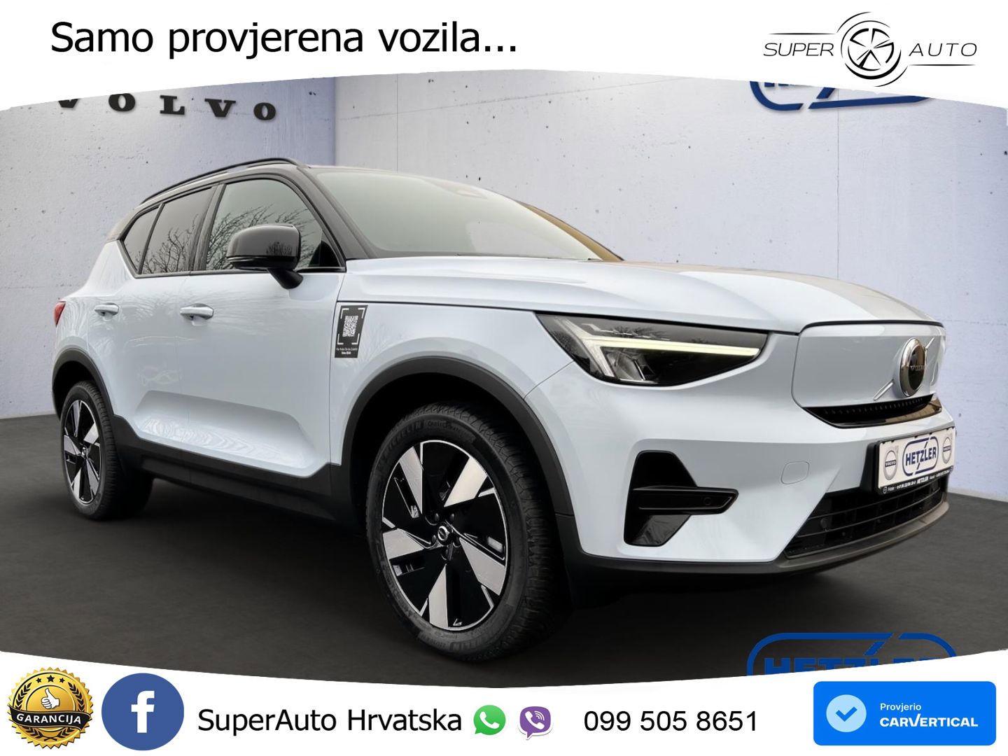 Volvo XC40 Recharge 82 kWh Twin Motor 408 KS AWD LED+GR SJED+ACC