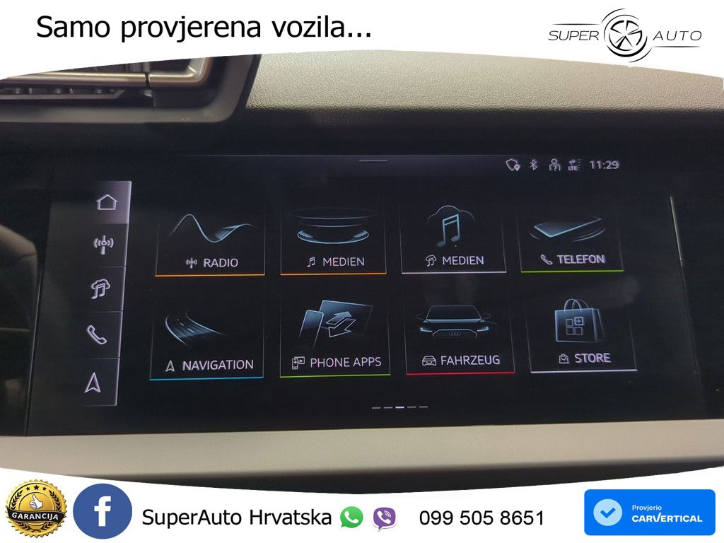 Audi A3 Sportback 40 TFSI e (204 KS) Plug-in Hybrid S tronic advanced LED+GR SJED+ACC