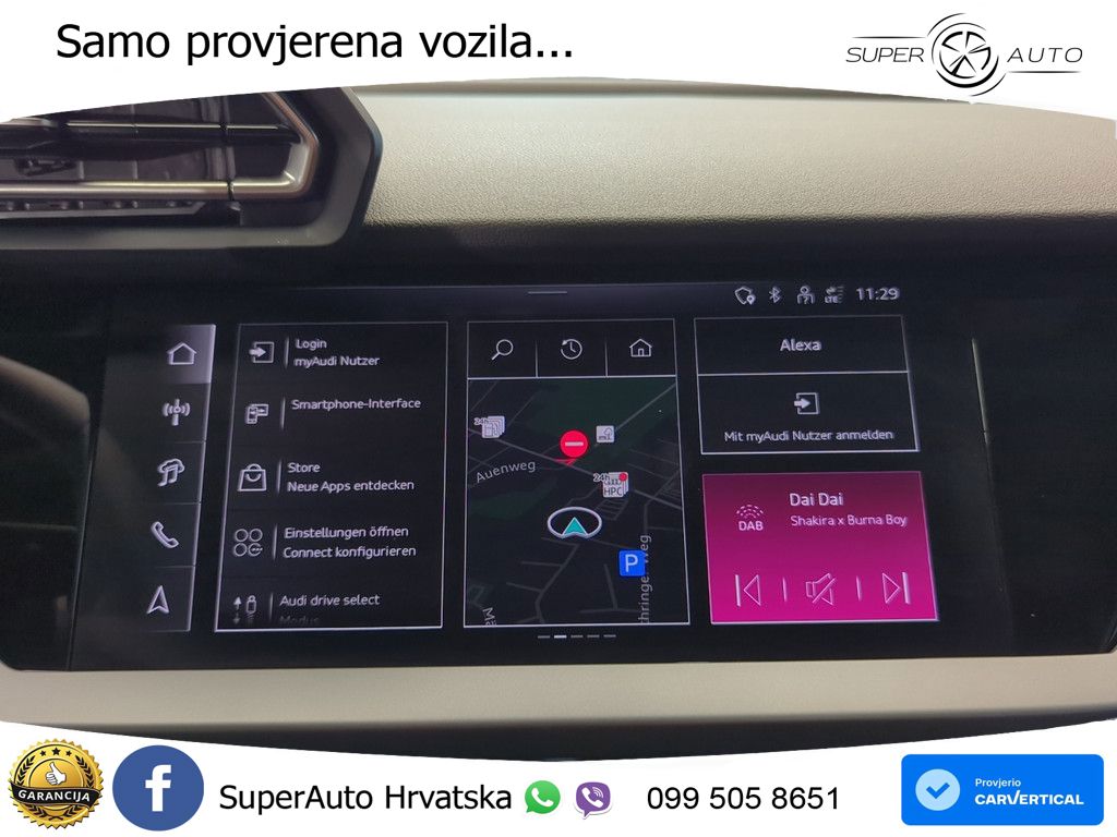 Audi A3 Sportback 40 TFSI e (204 KS) Plug-in Hybrid S tronic advanced LED+GR SJED+ACC