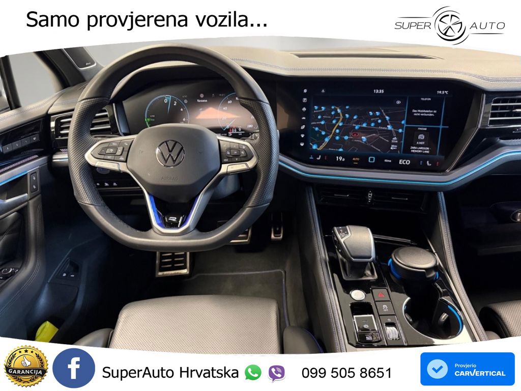 Volkswagen Touareg R 3.0 V6 TFSI (462 KS) 4MOTION Tiptronic ZRAČNI+ACC+4xGR SJED+KAM