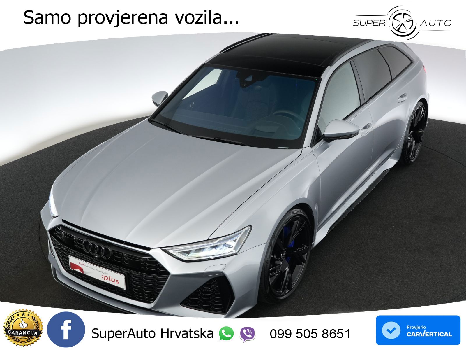 Audi RS6 Avant 4.0 TFSI V8 (600 KS) quattro Tiptronic LED+GR SJED+ACC