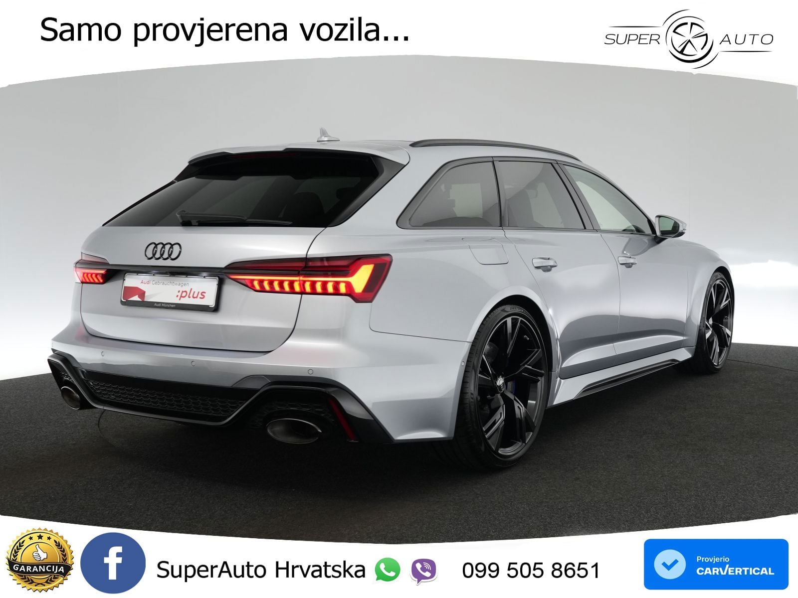 Audi RS6 Avant 4.0 TFSI V8 (600 KS) quattro Tiptronic LED+GR SJED+ACC