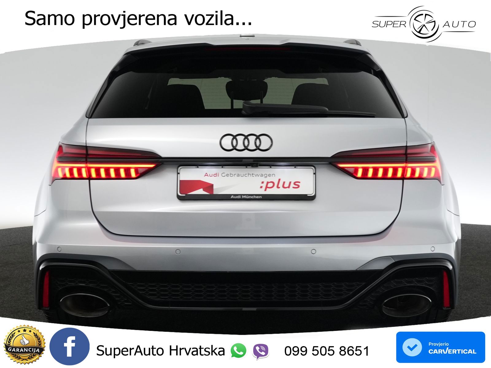 Audi RS6 Avant 4.0 TFSI V8 (600 KS) quattro Tiptronic LED+GR SJED+ACC