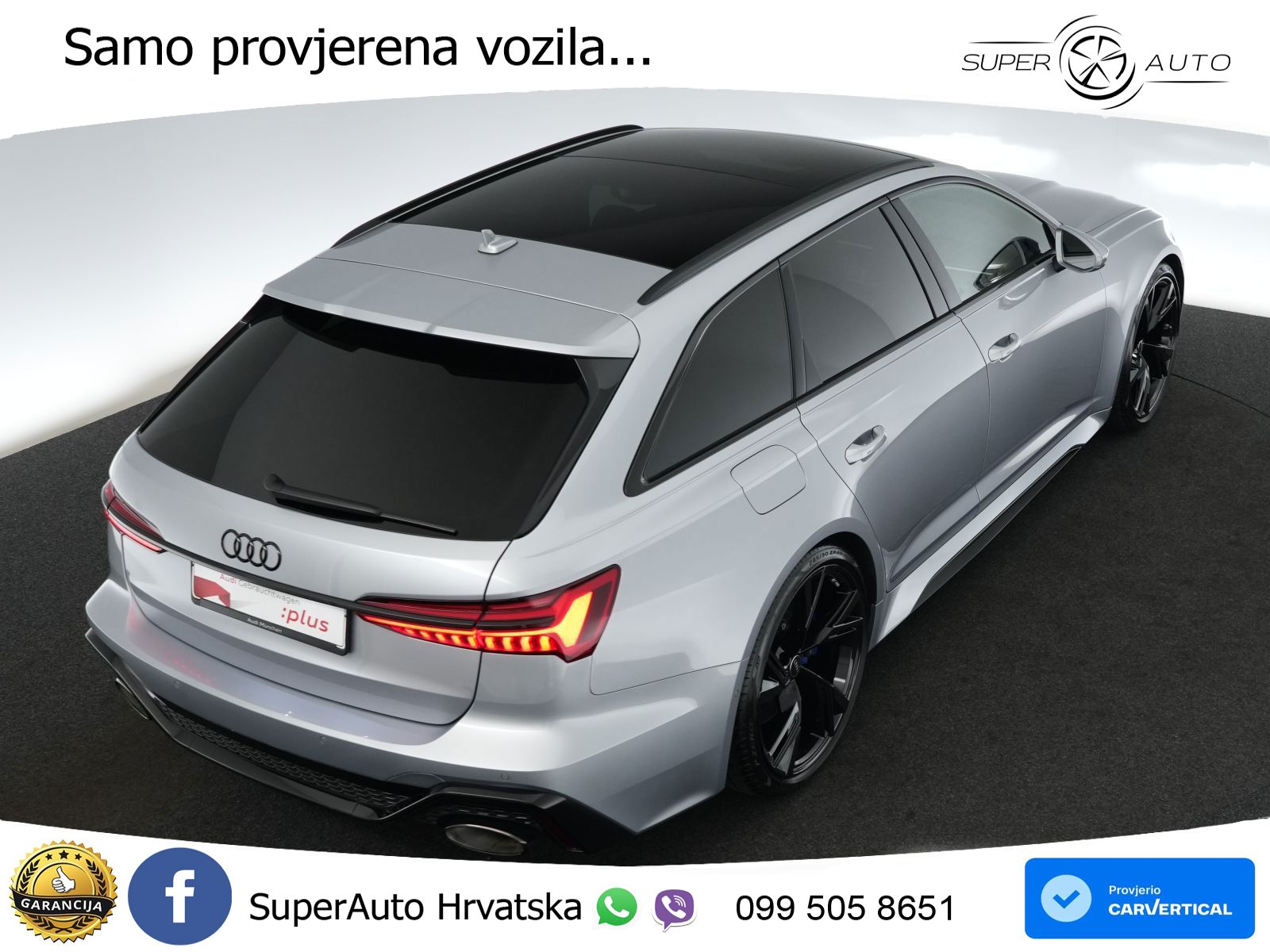 Audi RS6 Avant 4.0 TFSI V8 (600 KS) quattro Tiptronic LED+GR SJED+ACC