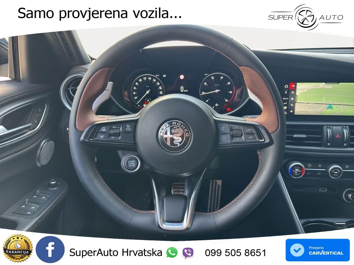 Alfa Romeo Giulia 2.0 Turbo (280 KS) Q4 Automatic LED+GR SJED+ACC