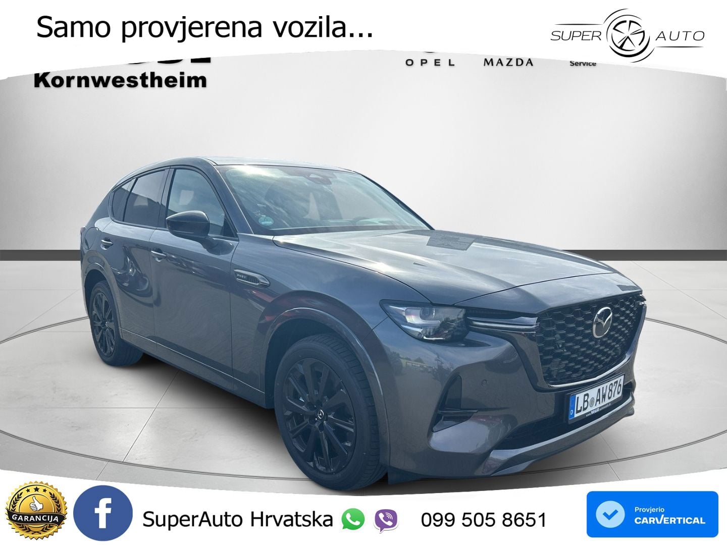 Mazda CX-60 2.5 e-Skyactiv (328 KS) AWD Automatic MATRIX+GR SJED+KAM