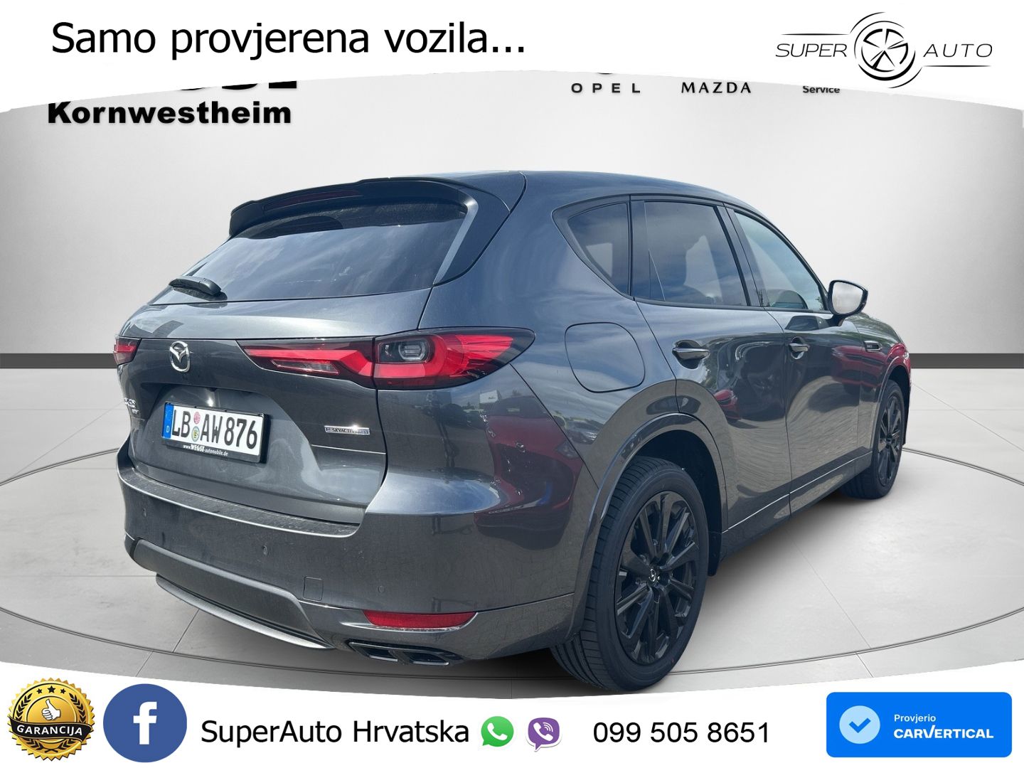 Mazda CX-60 2.5 e-Skyactiv (328 KS) AWD Automatic MATRIX+GR SJED+KAM