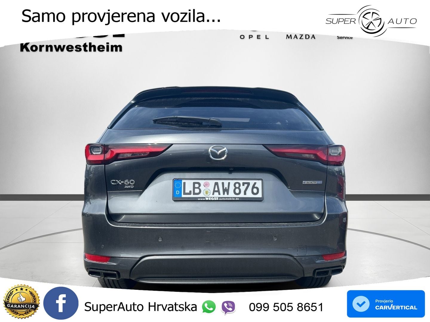 Mazda CX-60 2.5 e-Skyactiv (328 KS) AWD Automatic MATRIX+GR SJED+KAM