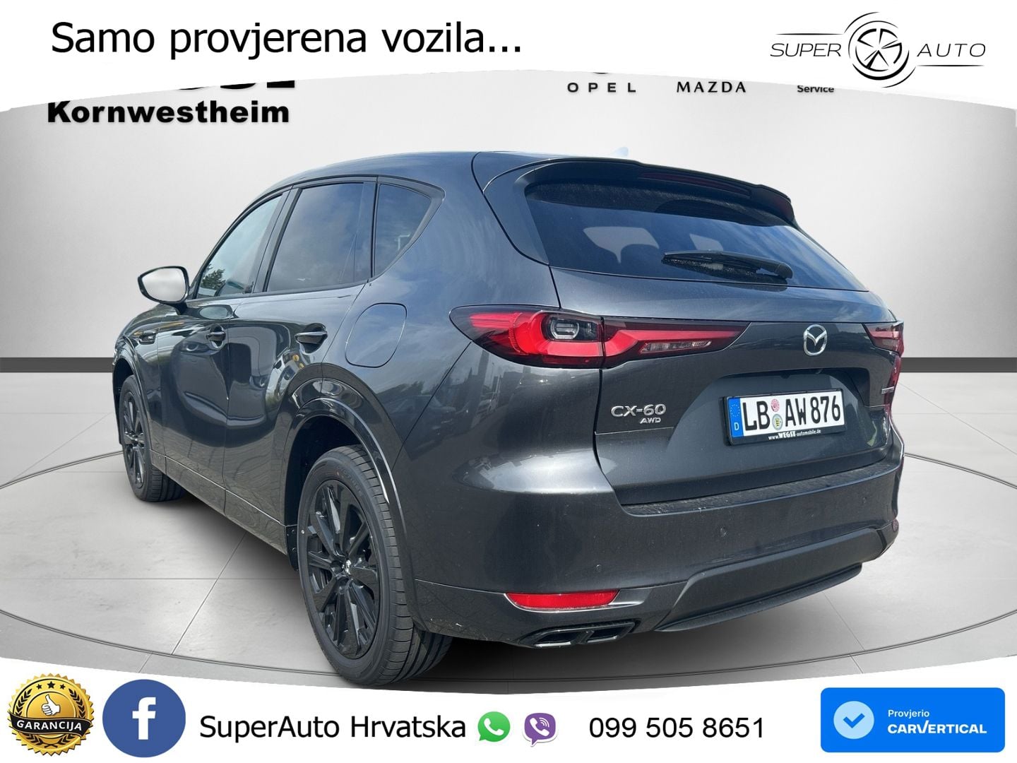 Mazda CX-60 2.5 e-Skyactiv (328 KS) AWD Automatic MATRIX+GR SJED+KAM