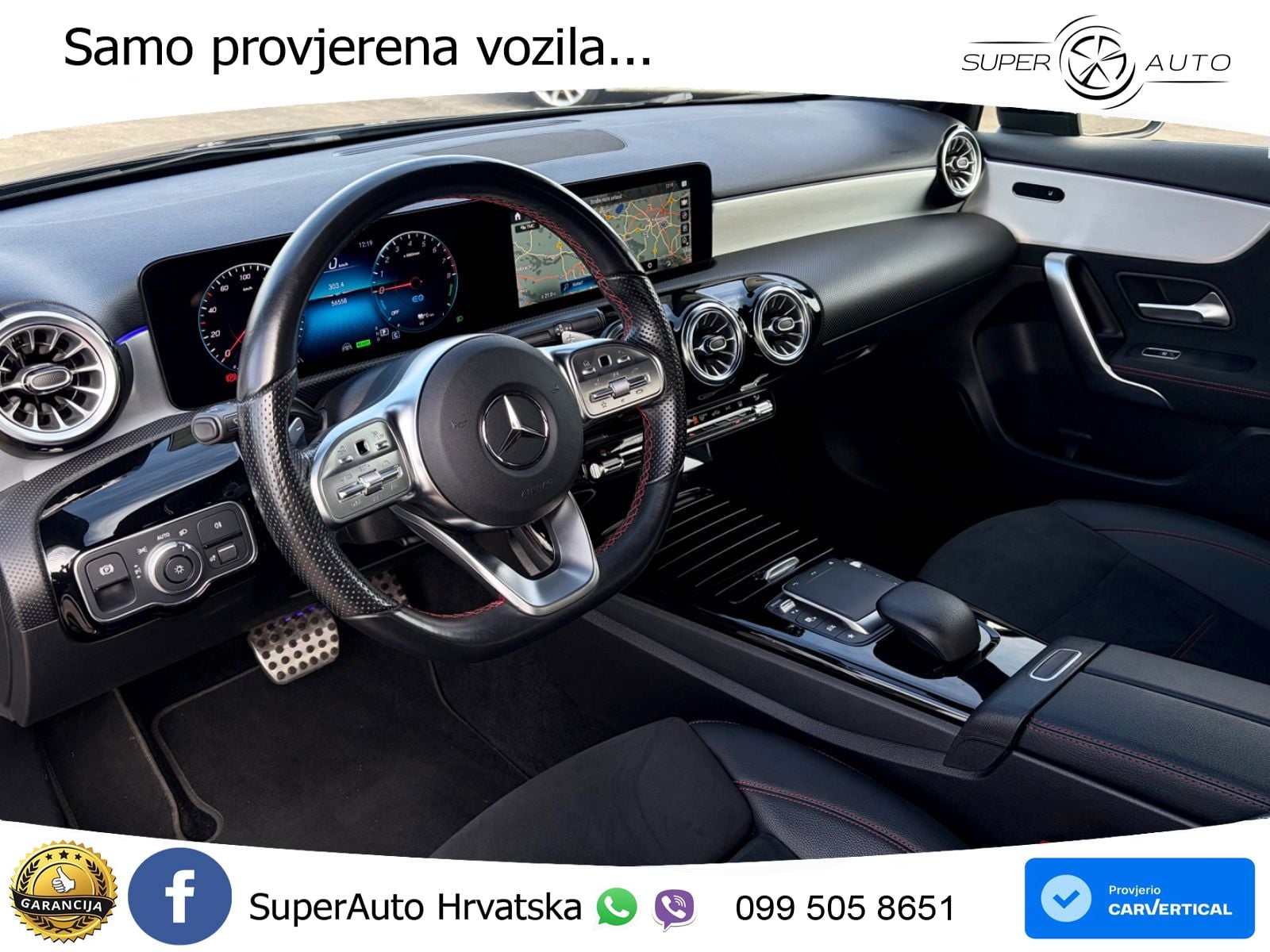 Mercedes-Benz A 250e 8G-DCT AMG LED+GR SJED+ACC
