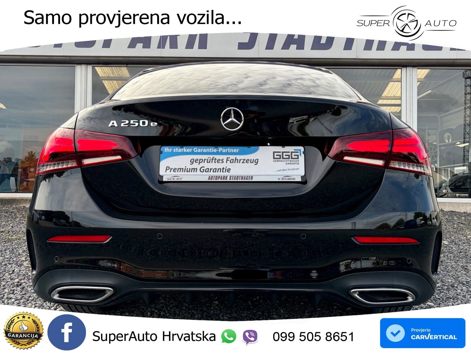 Mercedes-Benz A 250e 8G-DCT AMG LED+GR SJED+ACC