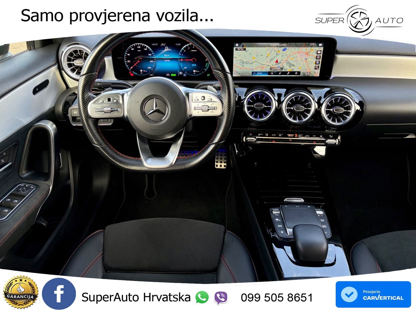 Mercedes-Benz A 250e 8G-DCT AMG LED+GR SJED+ACC