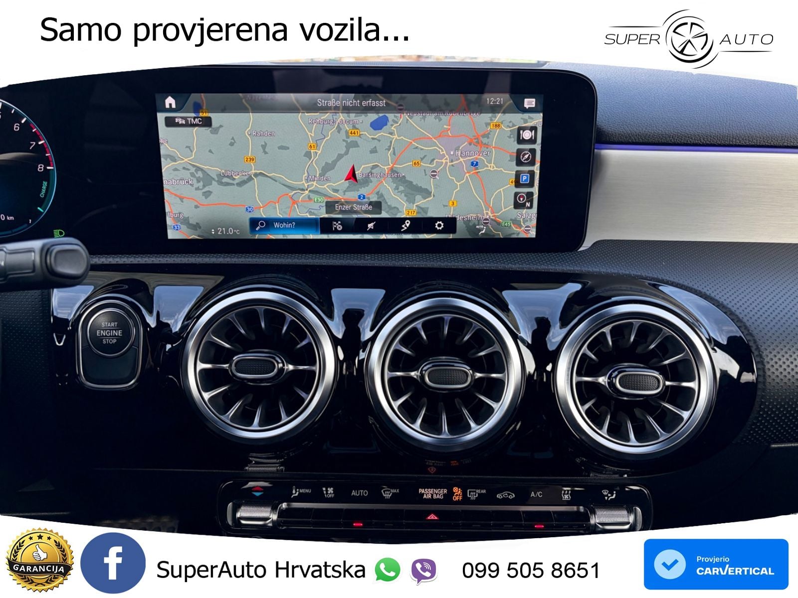 Mercedes-Benz A 250e 8G-DCT AMG LED+GR SJED+ACC