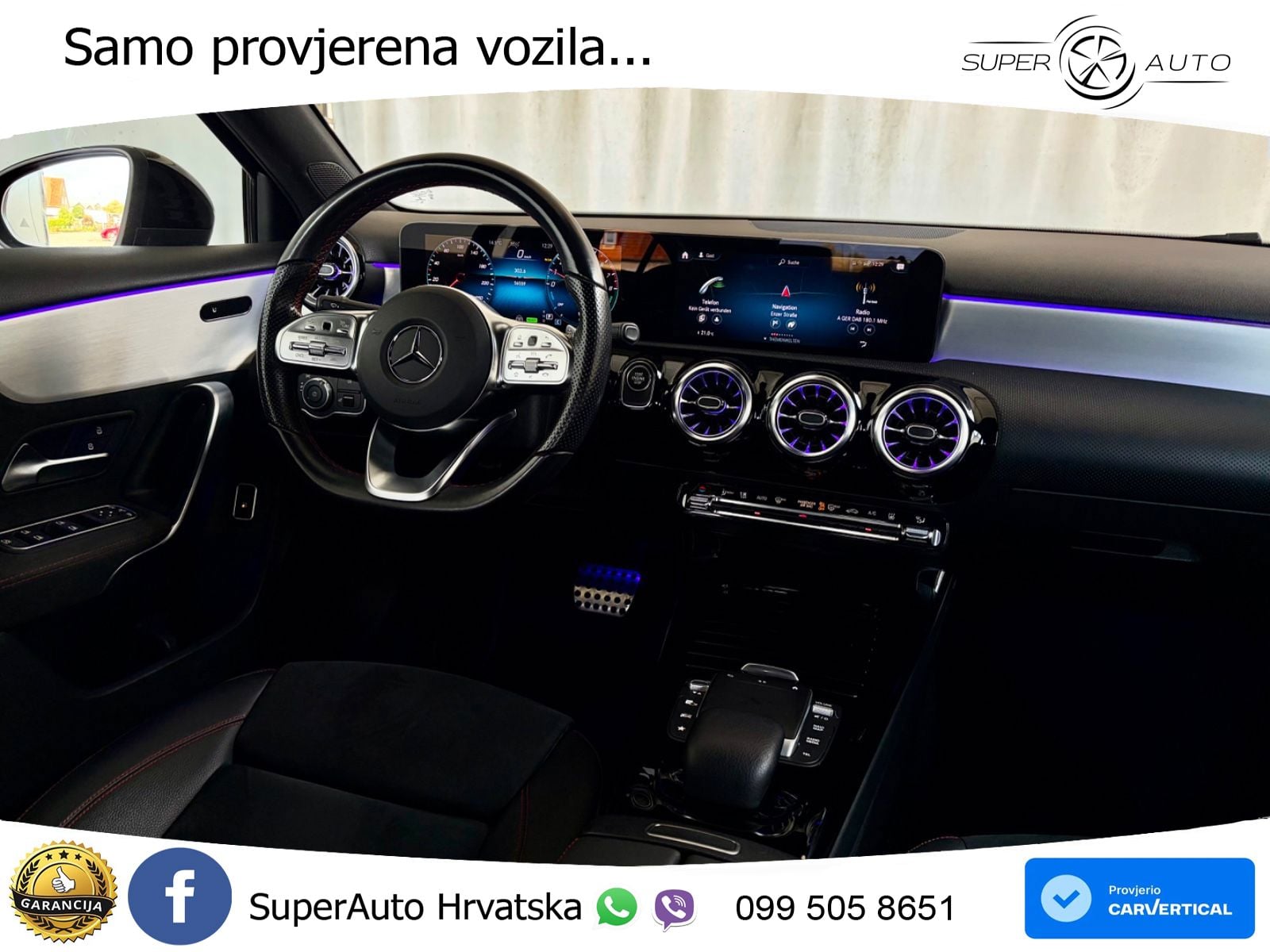 Mercedes-Benz A 250e 8G-DCT AMG LED+GR SJED+ACC
