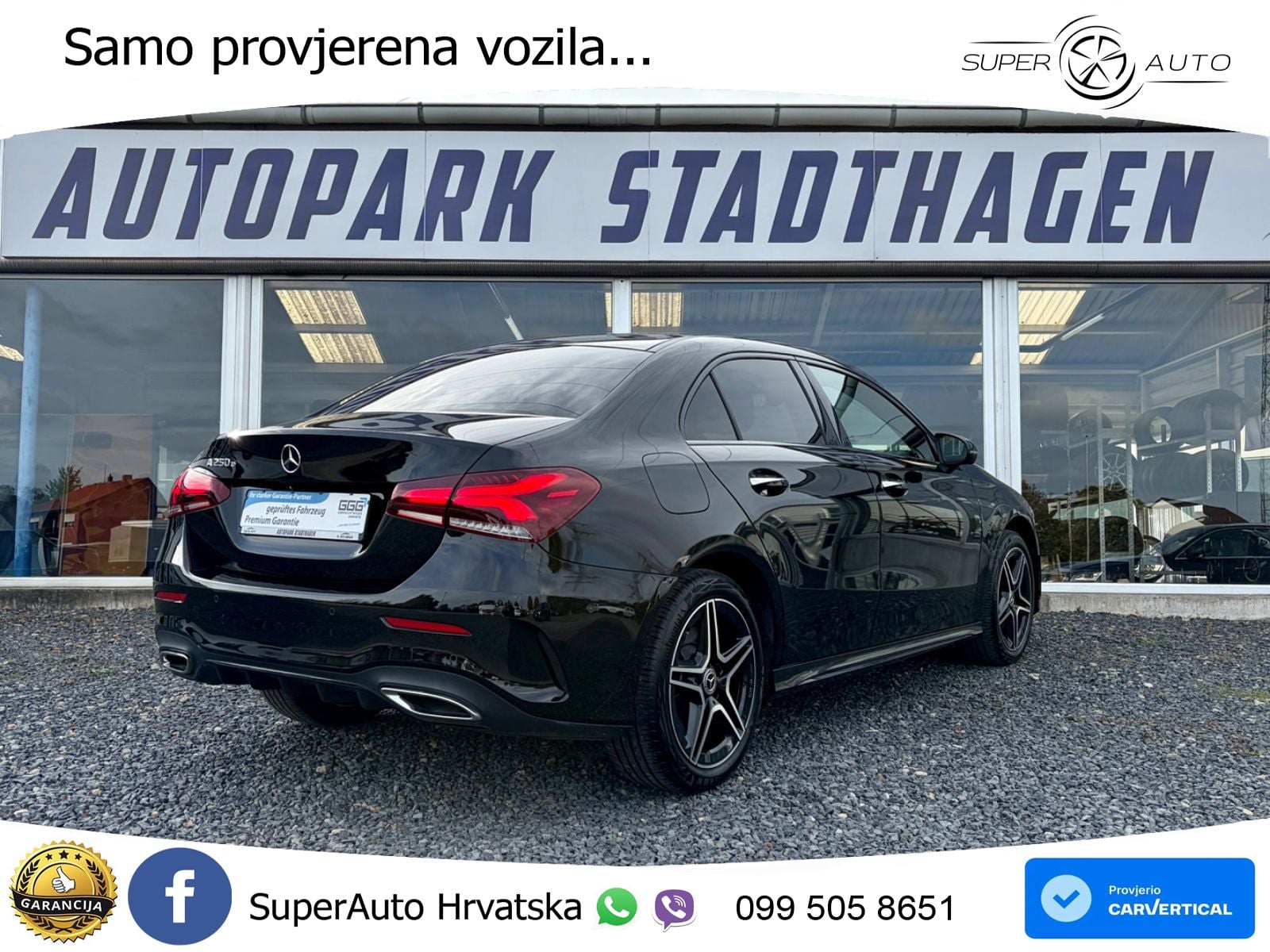 Mercedes-Benz A 250e 8G-DCT AMG LED+GR SJED+ACC