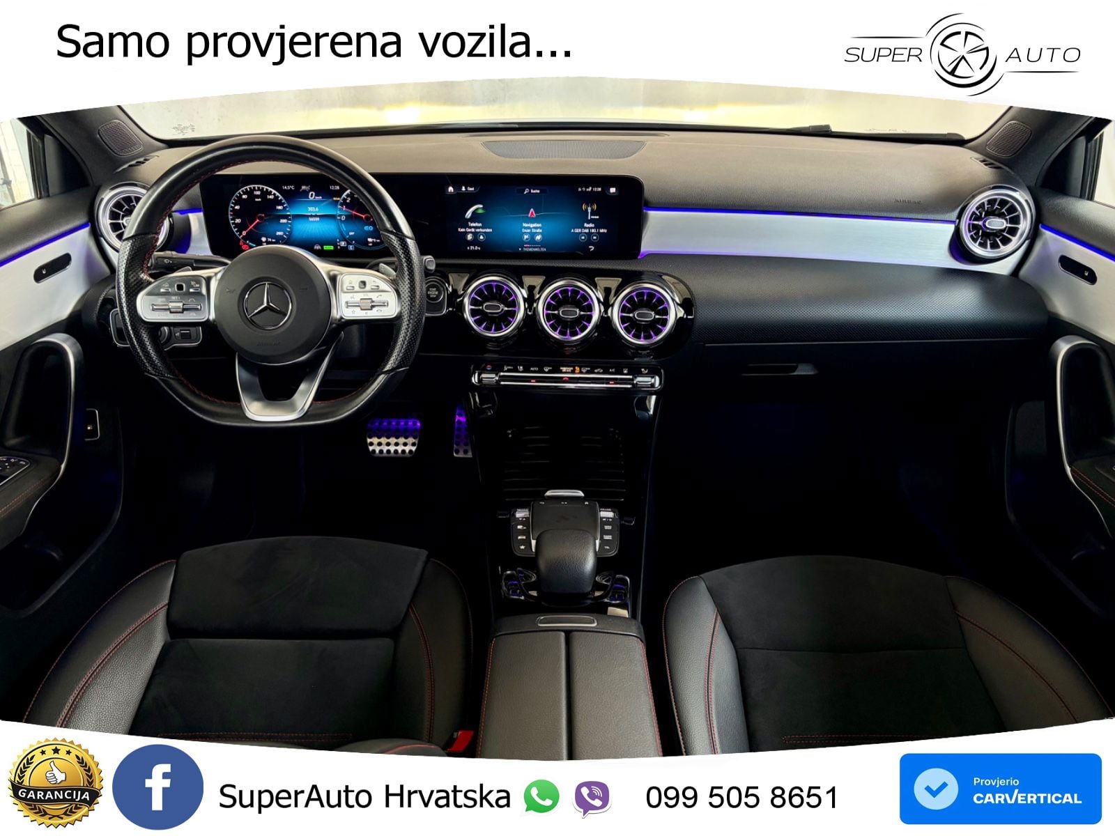 Mercedes-Benz A 250e 8G-DCT AMG LED+GR SJED+ACC