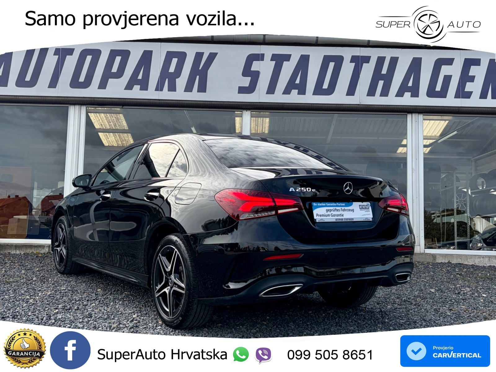 Mercedes-Benz A 250e 8G-DCT AMG LED+GR SJED+ACC
