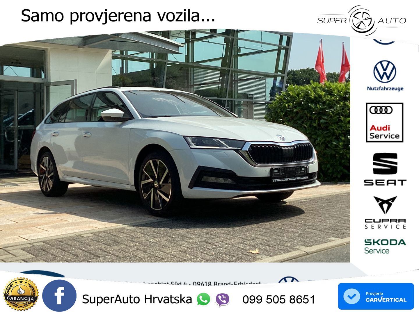 Škoda Octavia Combi iV 1.4 TSI (204 KS) DSG LED+GR SJED+ACC