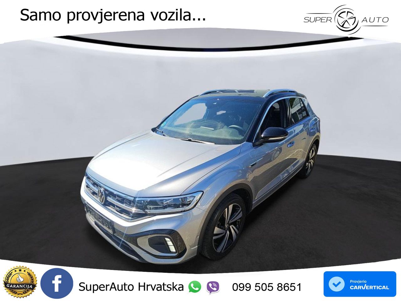 Volkswagen T-Roc 1.5 TSI (150 KS) DSG R-Line LED+GR SJED+ACC
