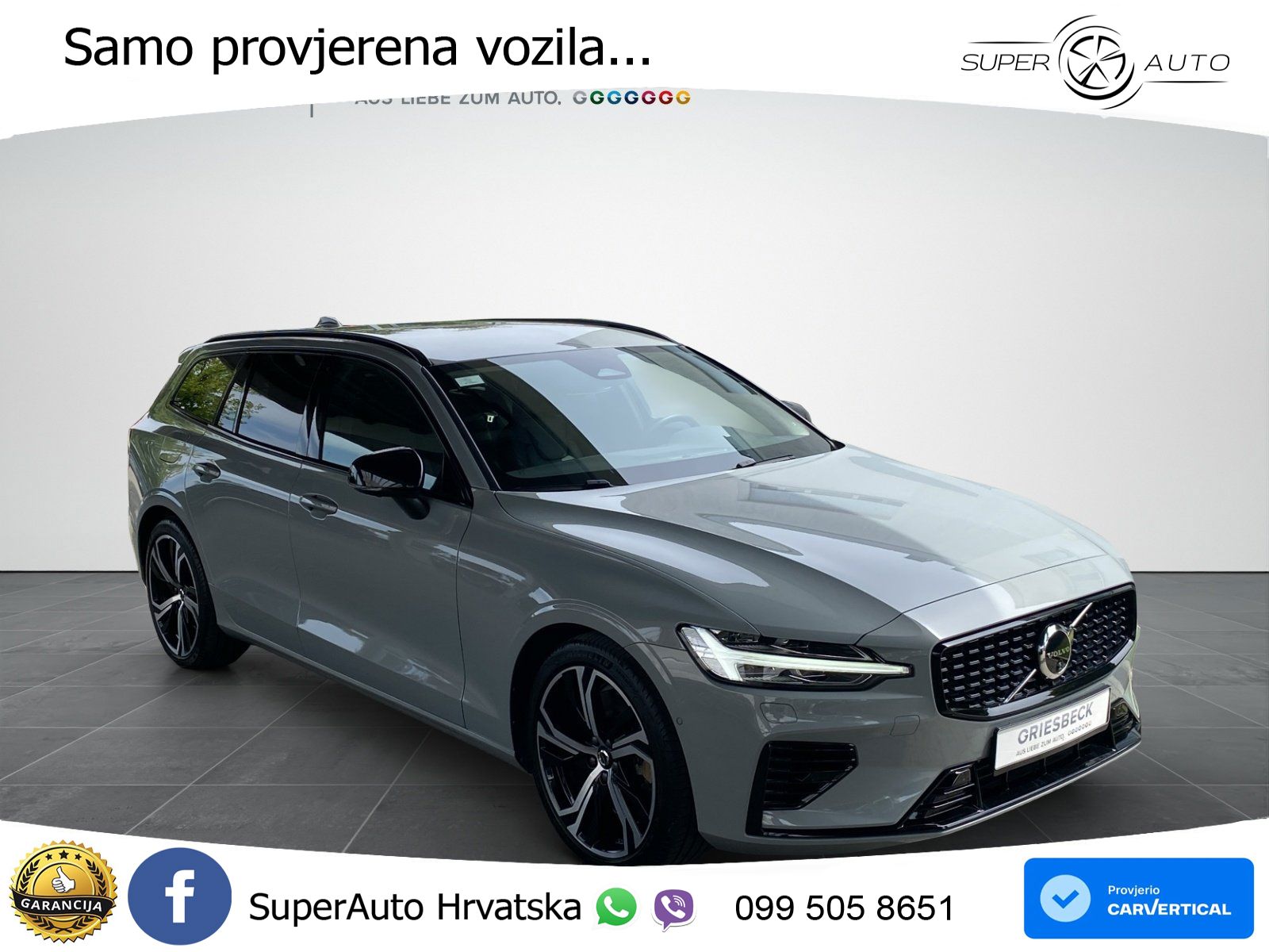 Volvo V60 2.0 T8 AWD Geartronic LED+GR SJED+ACC