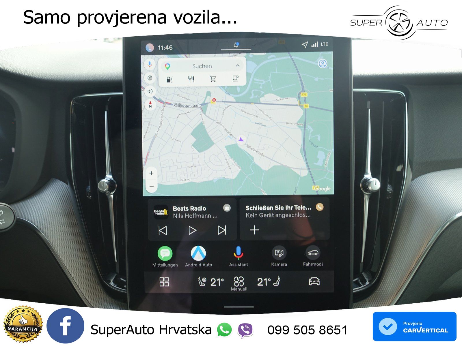Volvo XC60 B5 Benzin AWD Geartronic ACC+HEAD+4xGR SJED+360+PANO