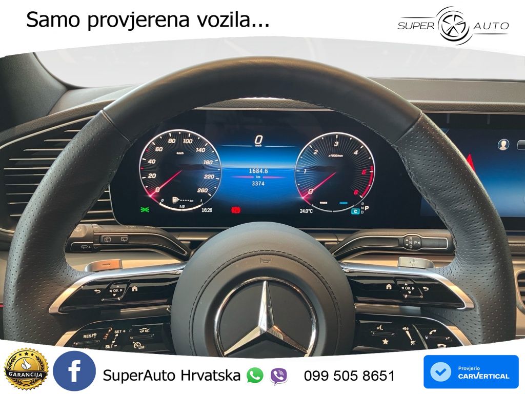 Mercedes GLE 300d (269 KS) EQ Boost 4MATIC 9G-TRONIC AMG ZRAČNI+ACC+GR SJED+360+PANO