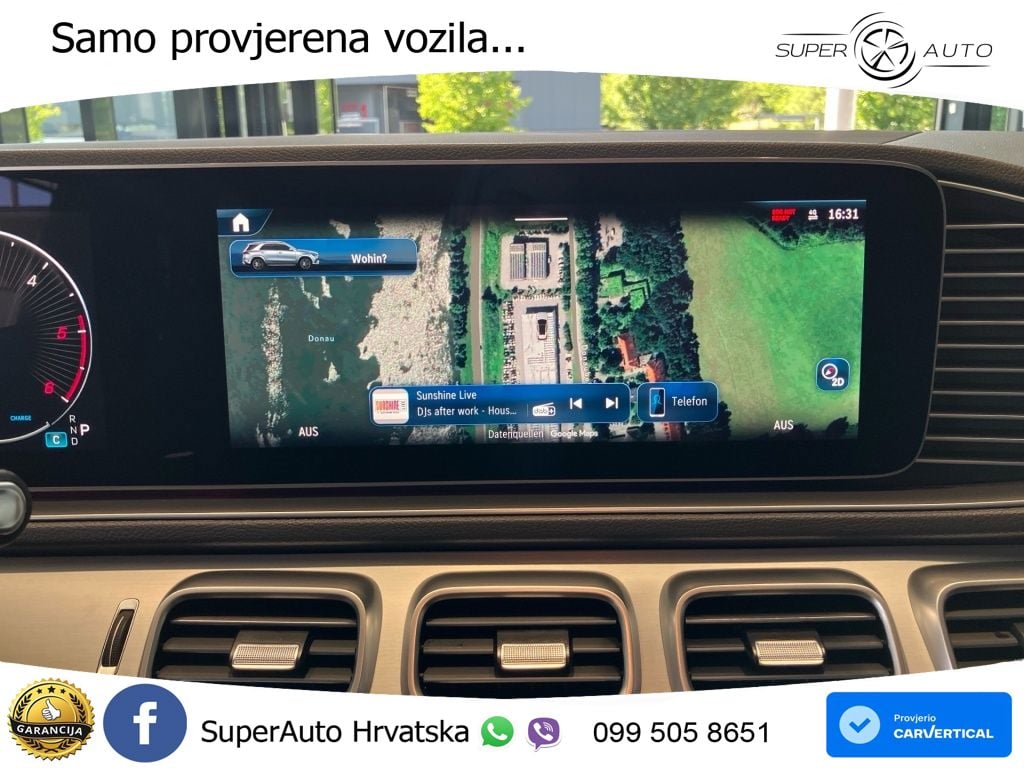 Mercedes GLE 300d (269 KS) EQ Boost 4MATIC 9G-TRONIC AMG ZRAČNI+ACC+GR SJED+360+PANO