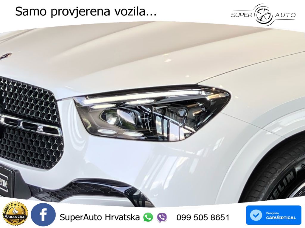Mercedes GLE 300d (269 KS) EQ Boost 4MATIC 9G-TRONIC AMG ZRAČNI+ACC+GR SJED+360+PANO