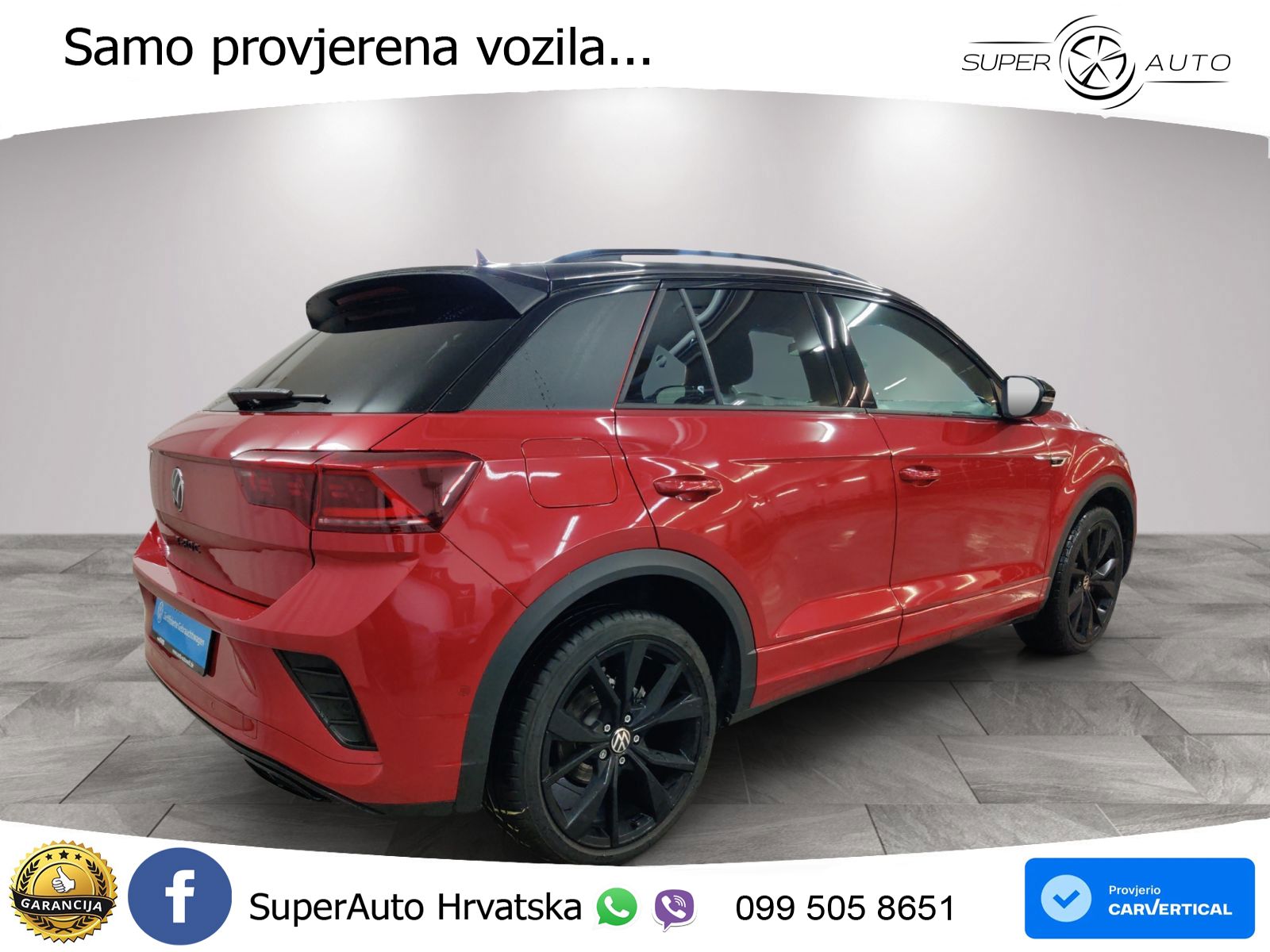 Volkswagen T-Roc 1.5 TSI (150 KS) DSG R-Line LED+GR SJED+ACC