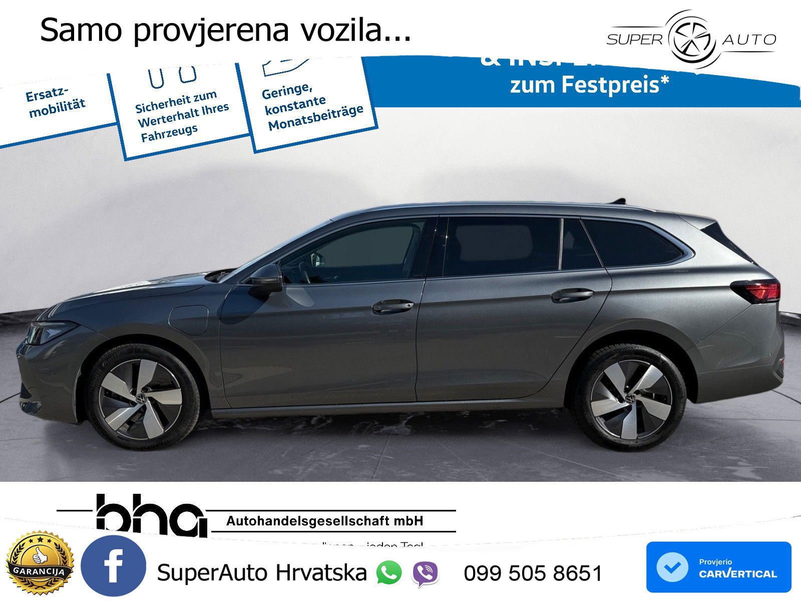 Volkswagen Passat Variant 1.5 TSI (204 KS) eHybrid DSG Business LED+GR SJED+ACC
