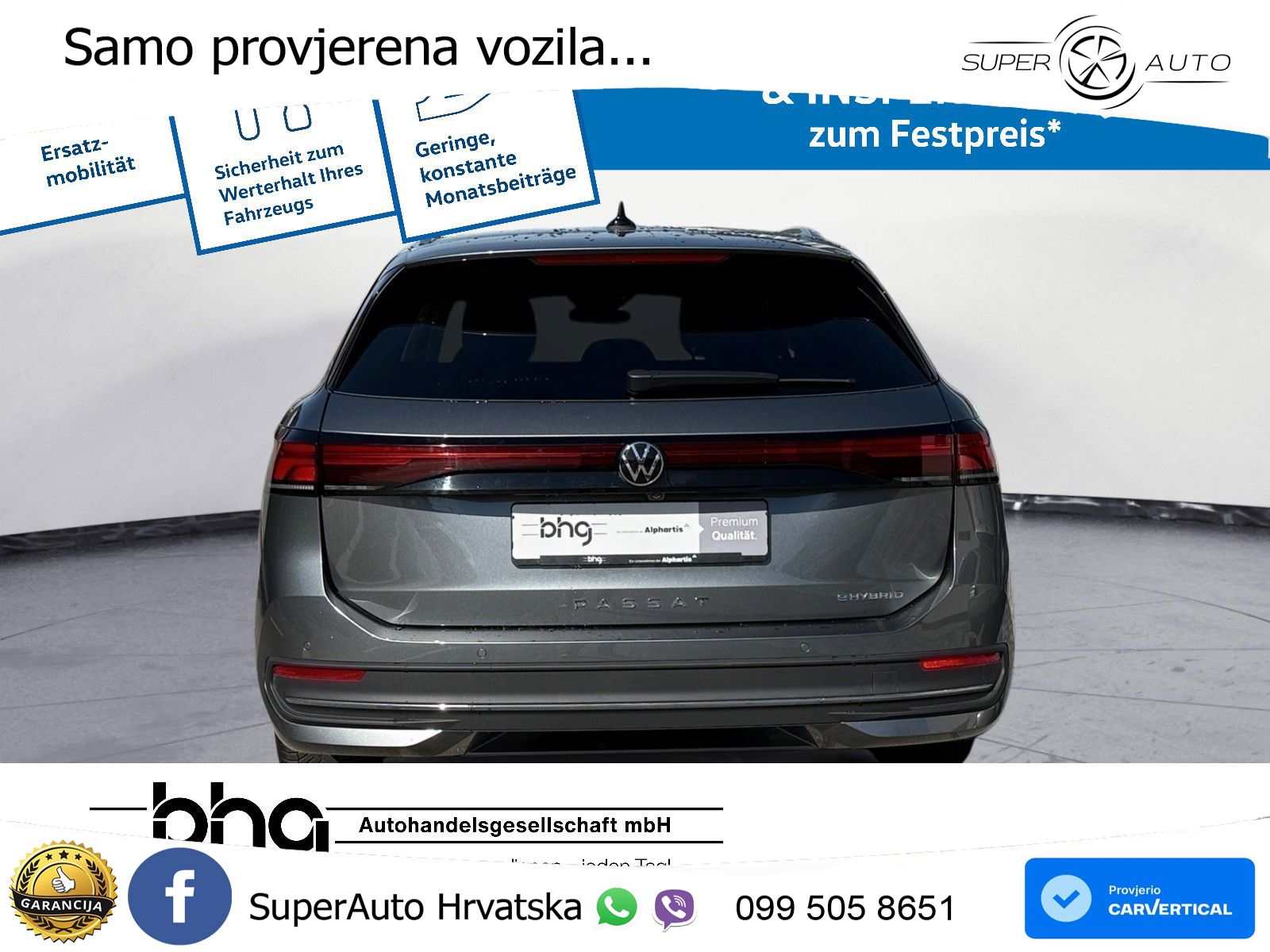 Volkswagen Passat Variant 1.5 TSI (204 KS) eHybrid DSG Business LED+GR SJED+ACC