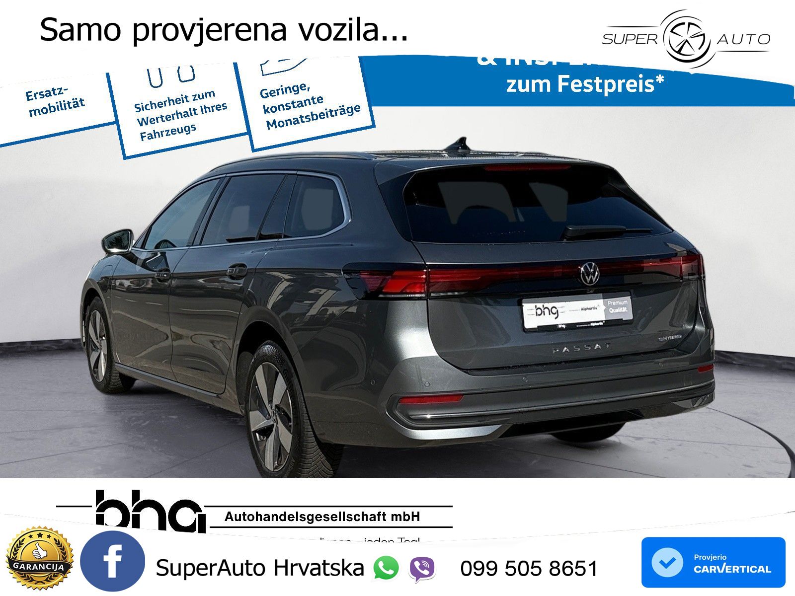 Volkswagen Passat Variant 1.5 TSI (204 KS) eHybrid DSG Business LED+GR SJED+ACC