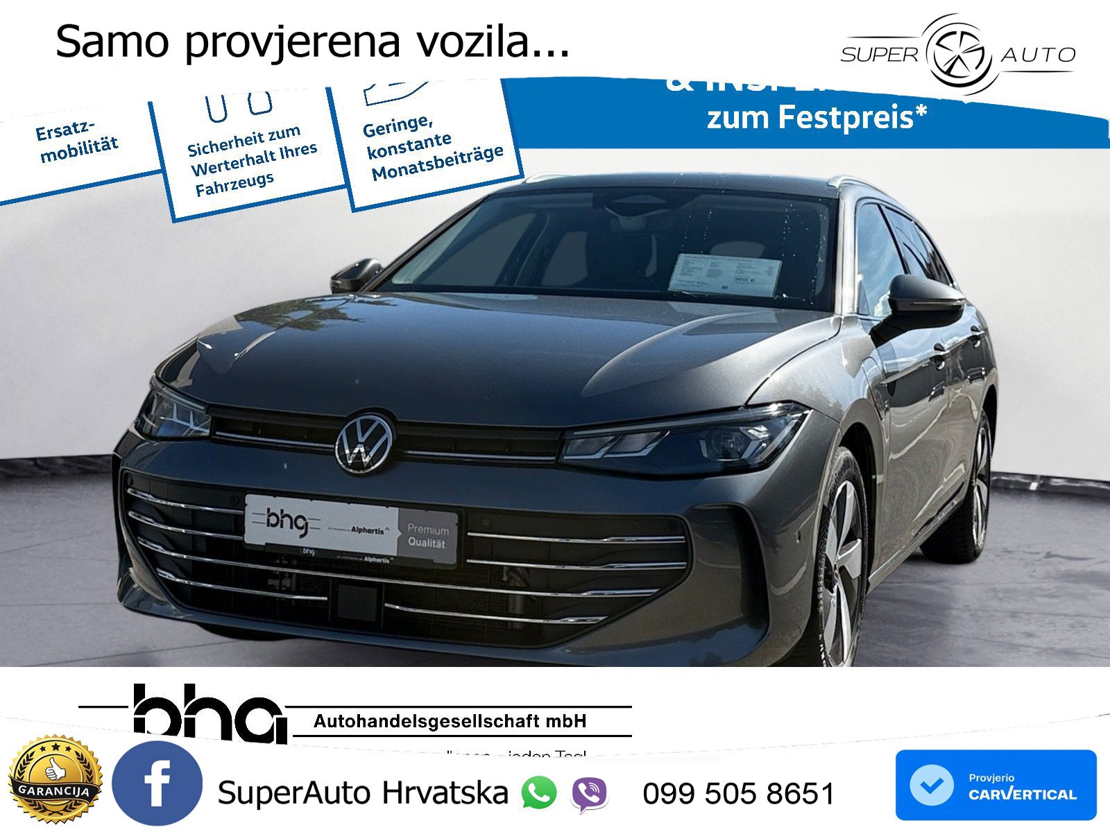 Volkswagen Passat Variant 1.5 TSI (204 KS) eHybrid DSG Business LED+GR SJED+ACC