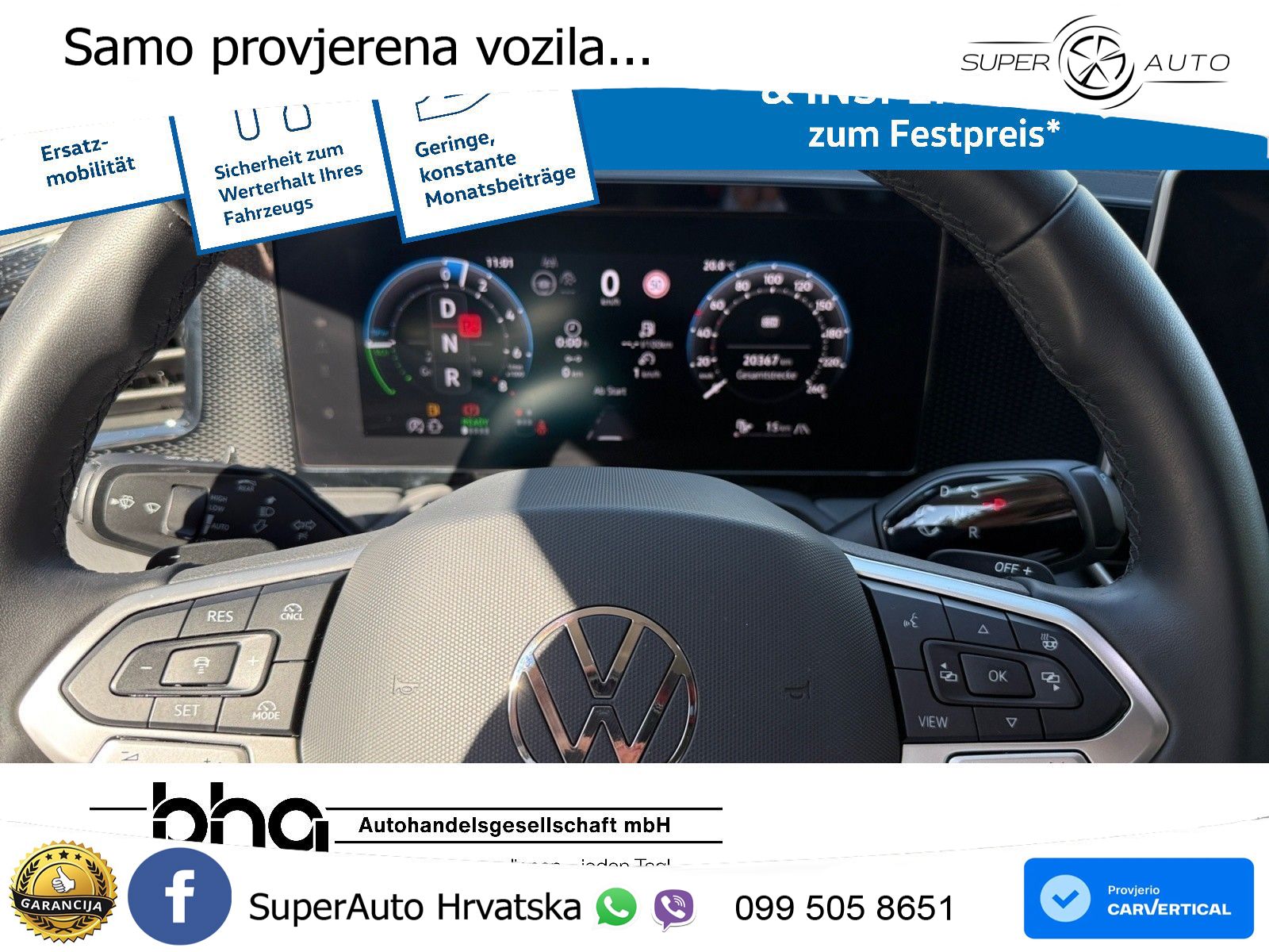 Volkswagen Passat Variant 1.5 TSI (204 KS) eHybrid DSG Business LED+GR SJED+ACC
